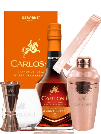 Carlos I Solera Gran Reserva Amontilla 70 CL + Bar Start Kit - IBS