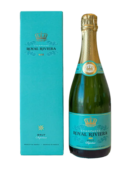 Royal Riviera Brut Supreme Champagne with Giftbox 75 CL 12%
